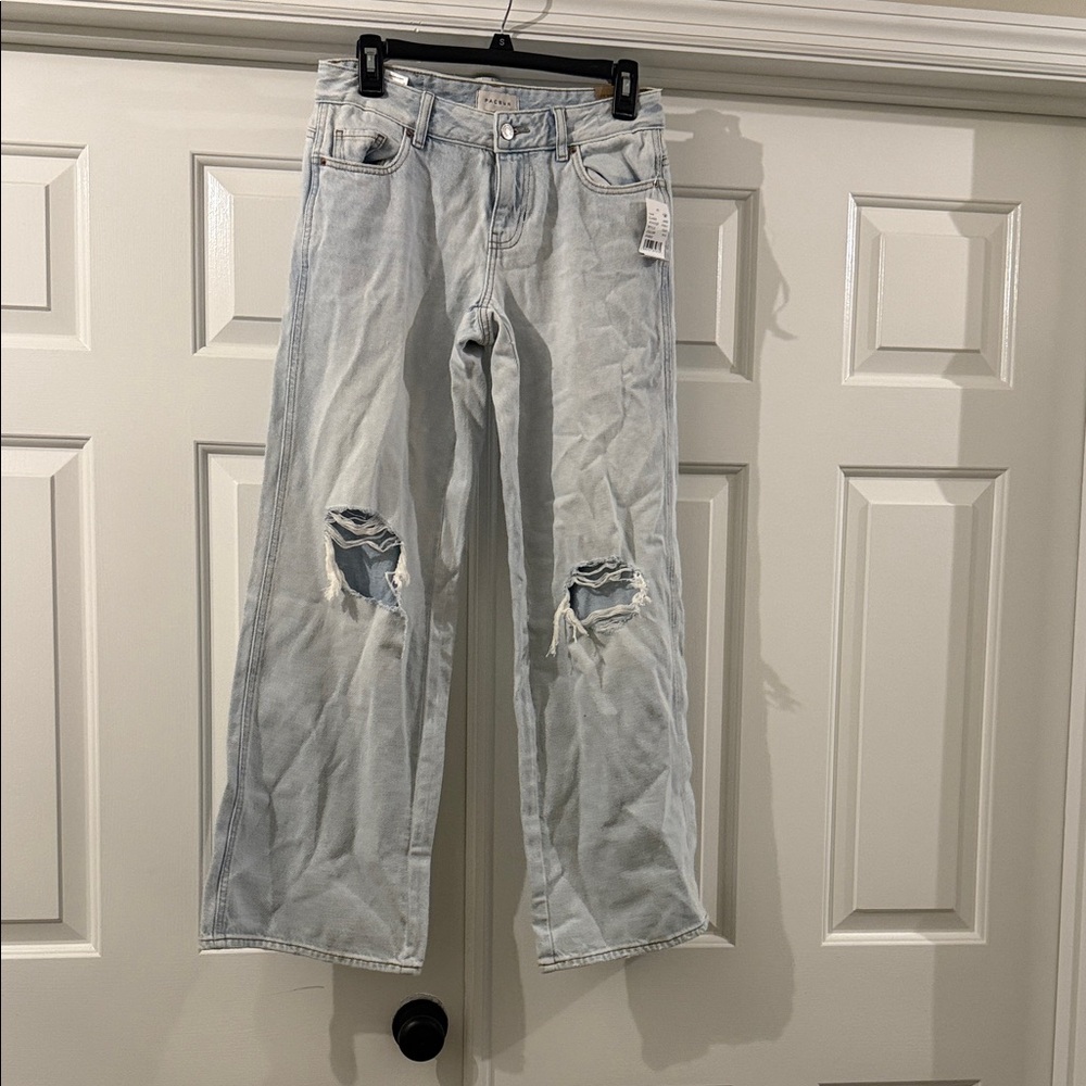 PacSun Light Wash Distressed Boyfriend Jeans